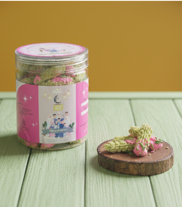Matcha Strobery Cookies